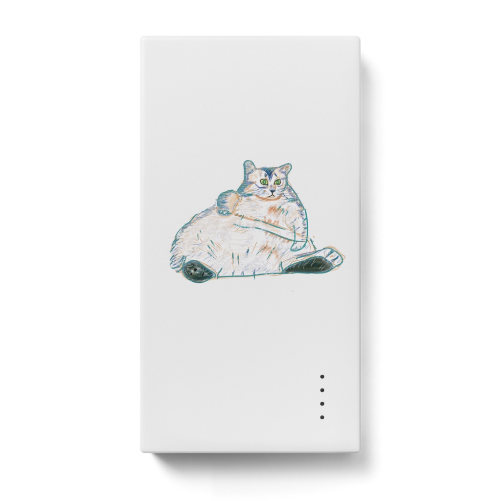 太った猫のモバイルバッテリー