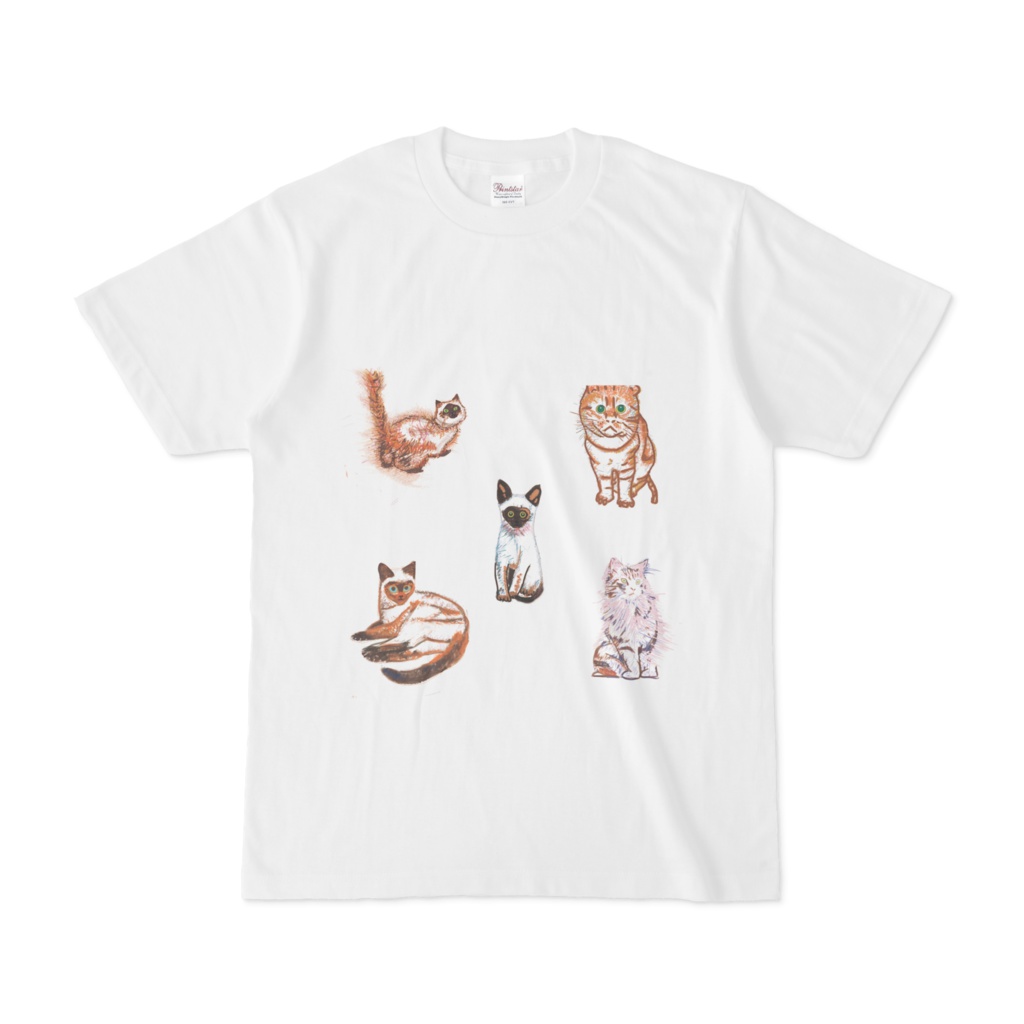 猫たち　no2のtシャツ