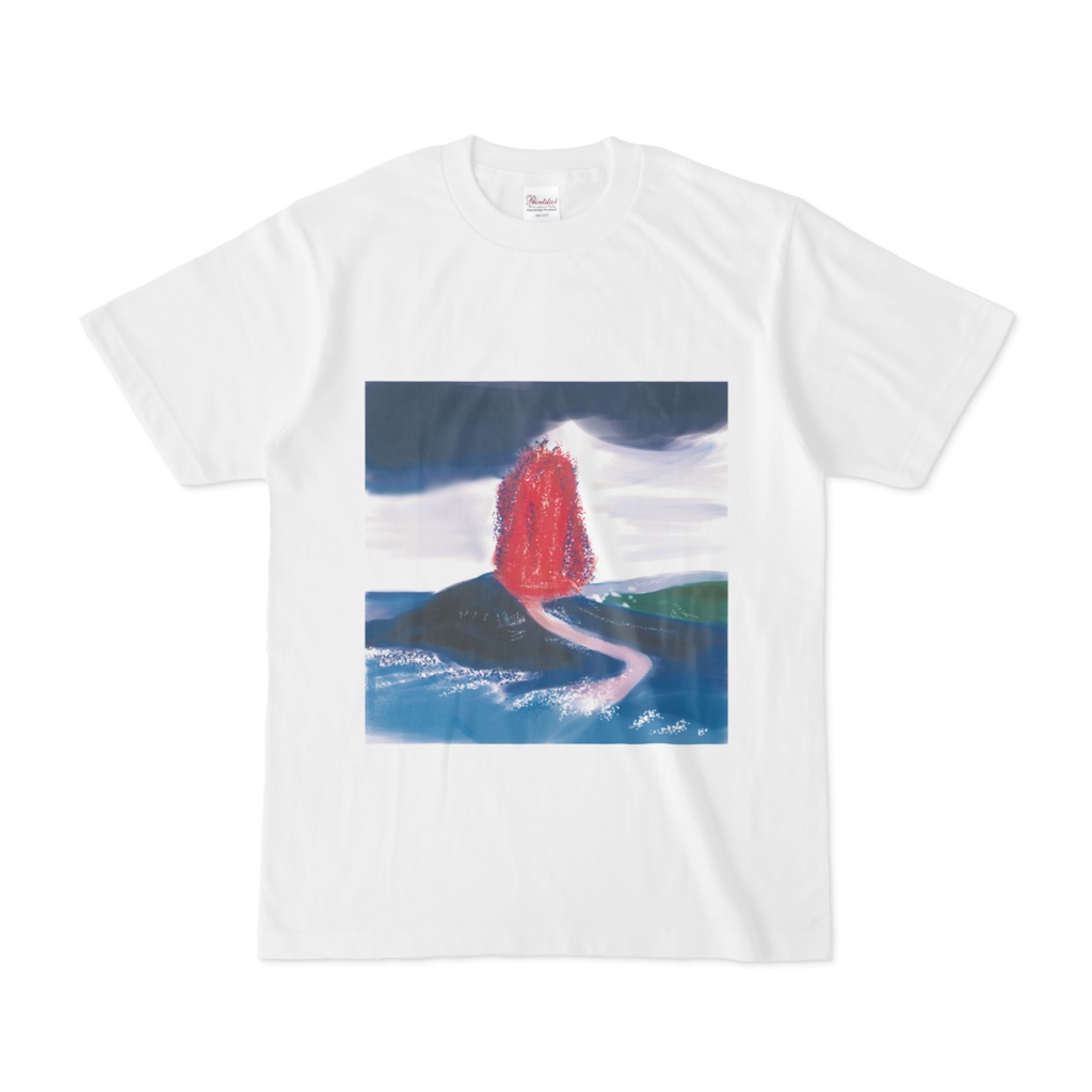 キラウエア火山のtシャツ