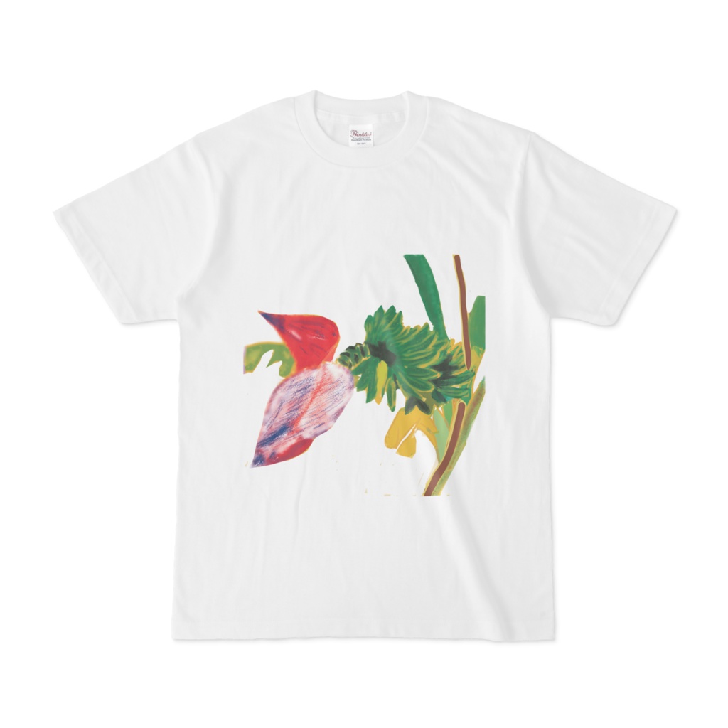 バナナの花のtシャツ