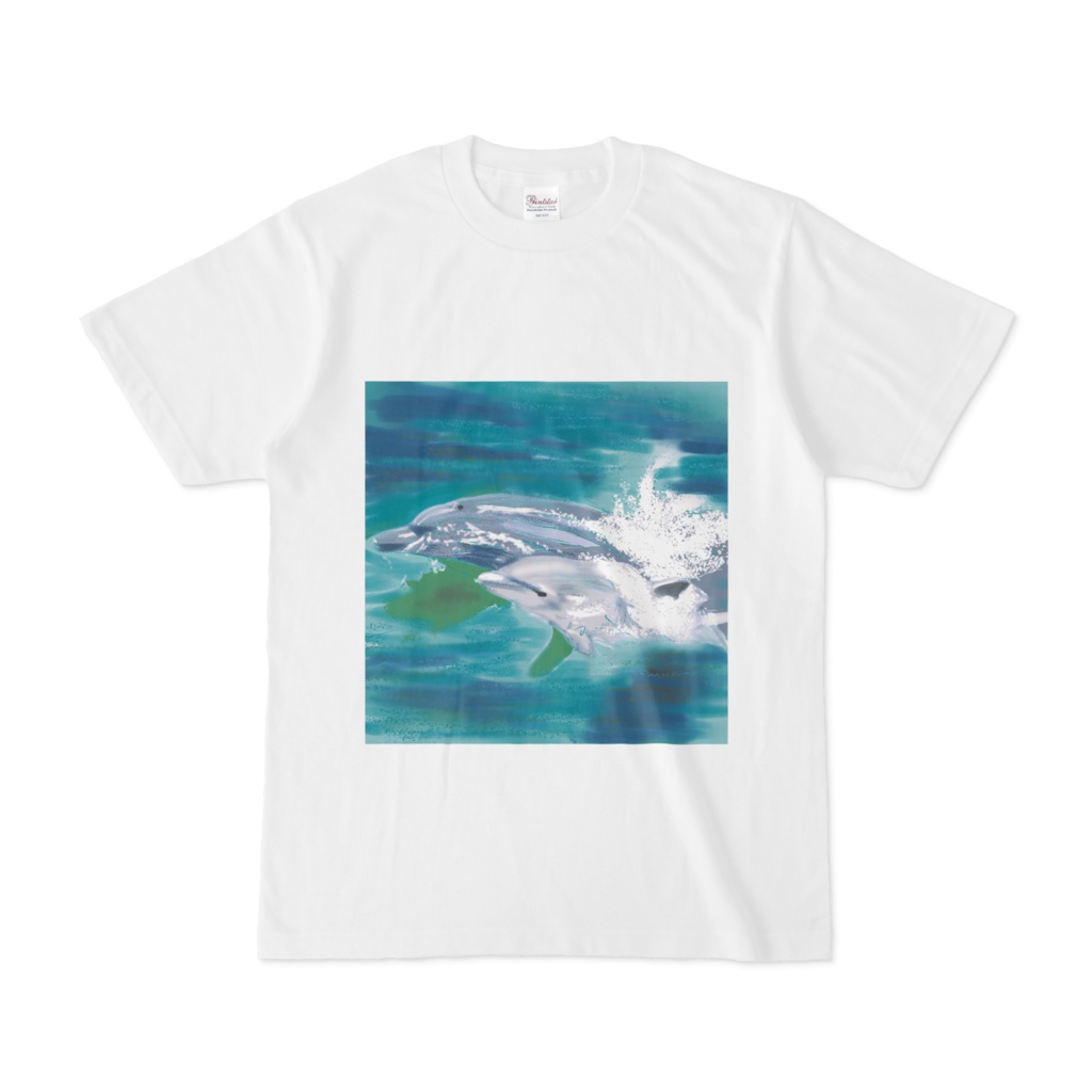 イルカの親子のtシャツ