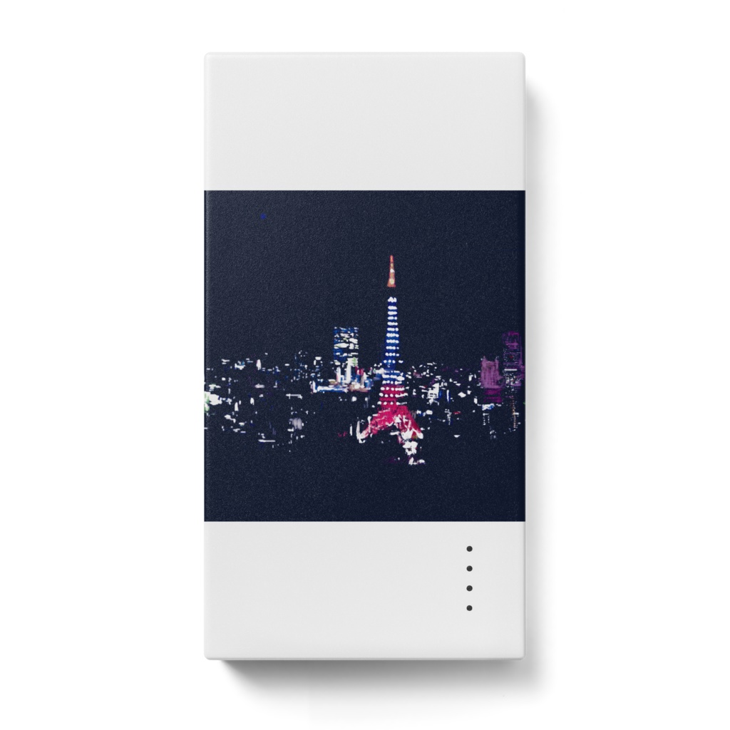 東京タワーの夜景のモバイルバッテリー