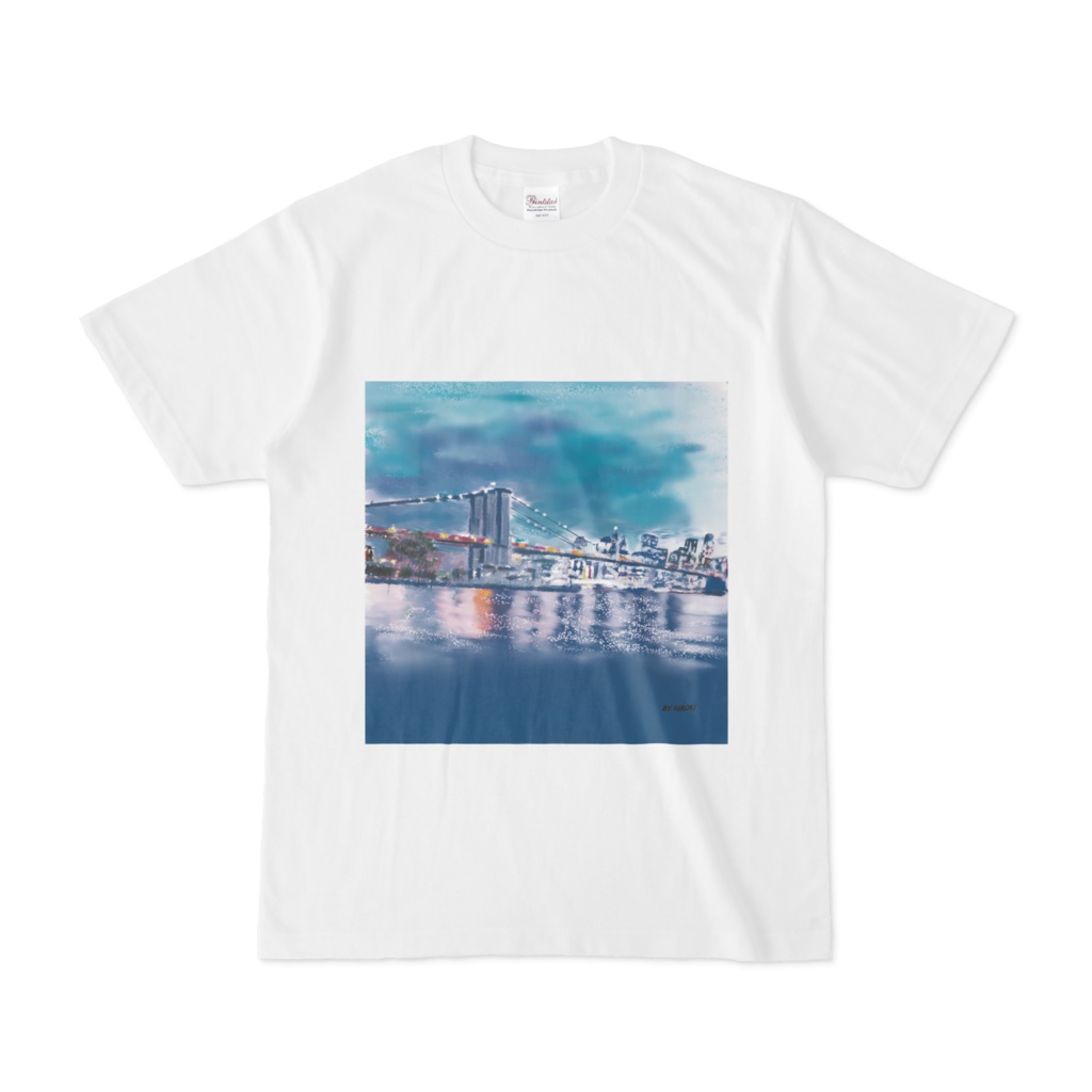 ニューヨークの夜景のtシャツ