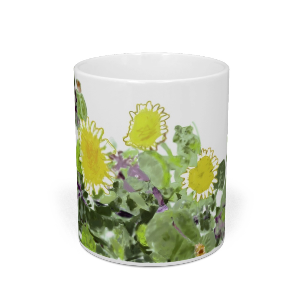 野草 ノゲシのマグカップ