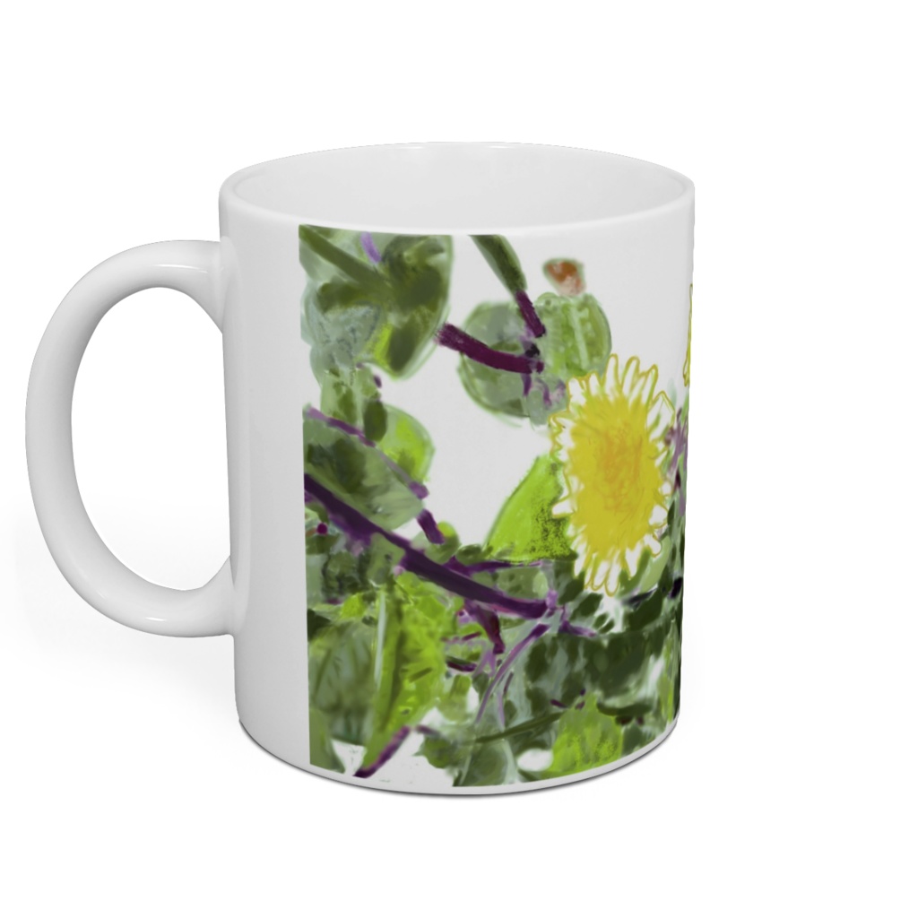 野草 ノゲシのマグカップ