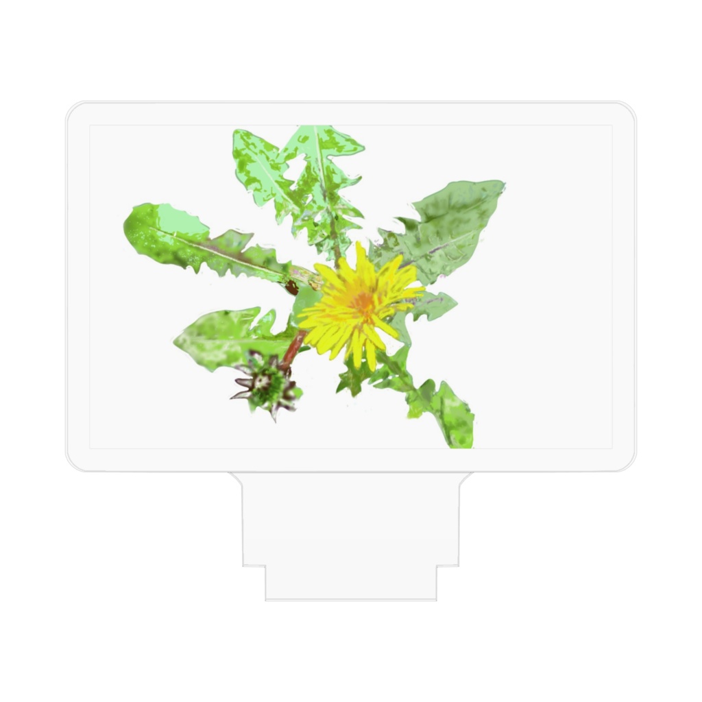 1輪のタンポポのアクリルフィギュア