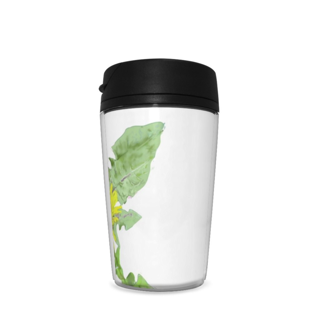 1輪のタンポポのタンブラー