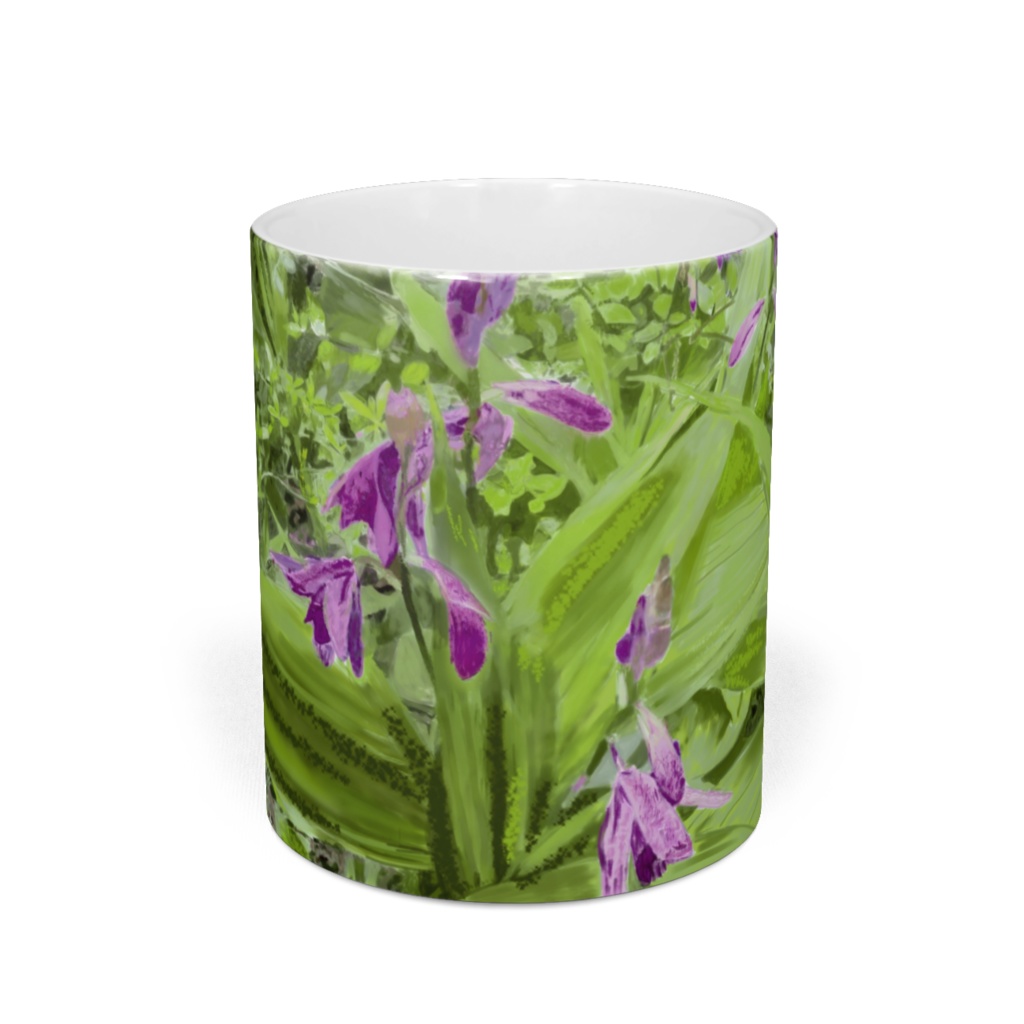 紫蘭のマグカップ