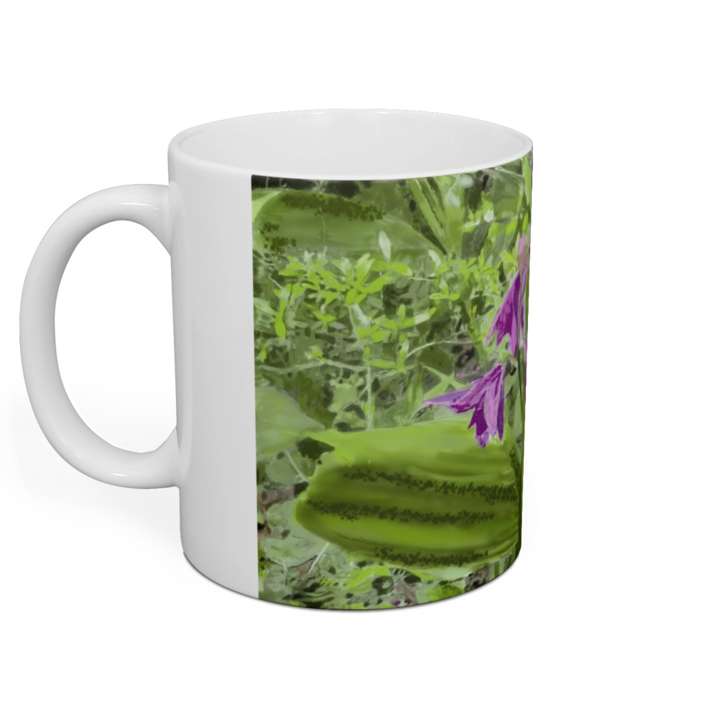 紫蘭のマグカップ