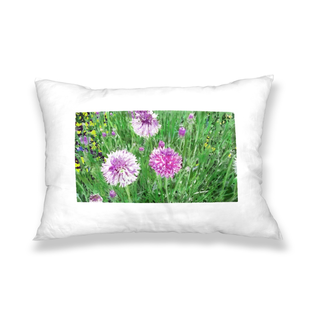 パンジーの枕カバー