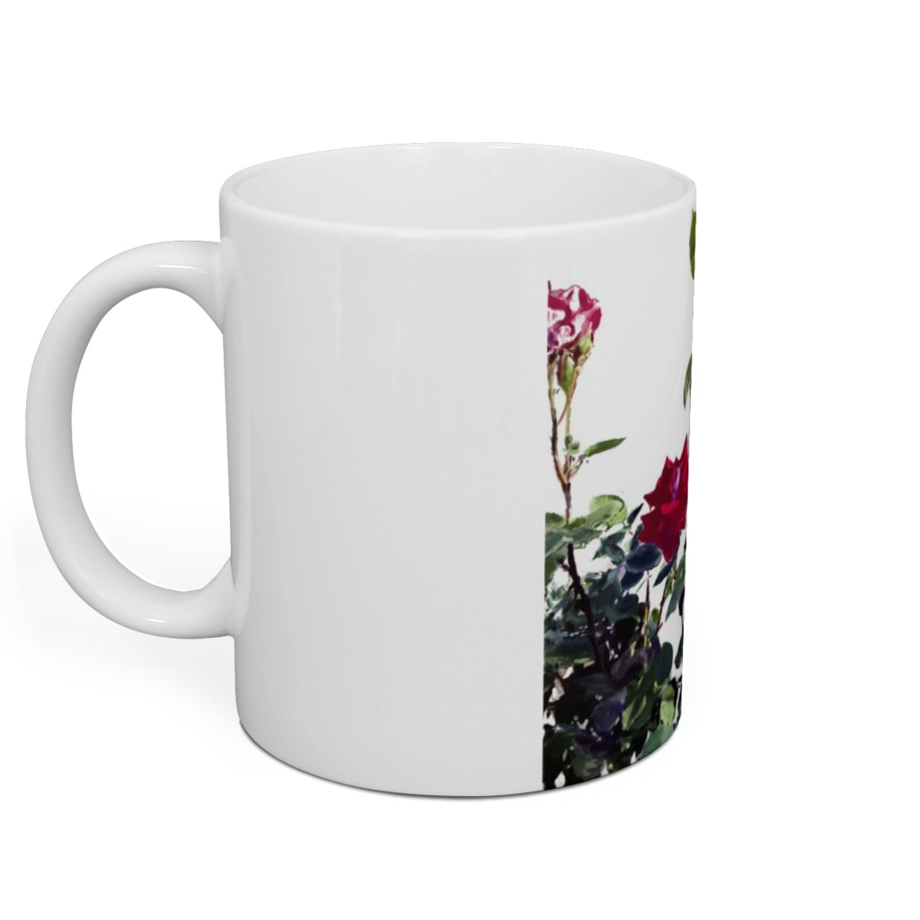 バラのマグカップ