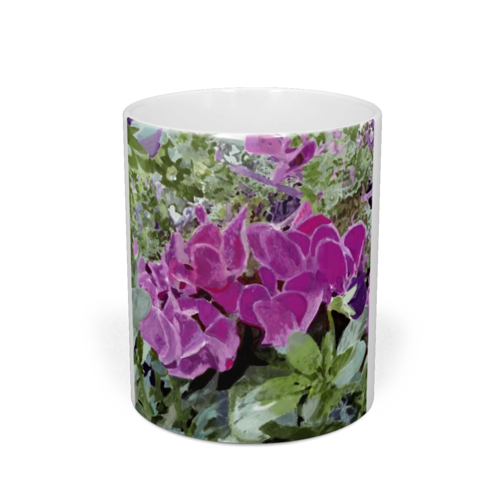 シクラメンのマグカップ