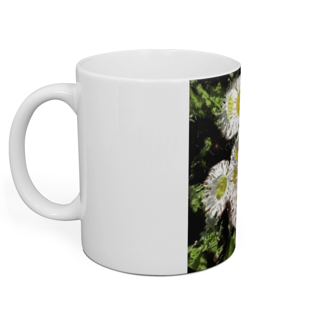 ハルジオンのマグカップ