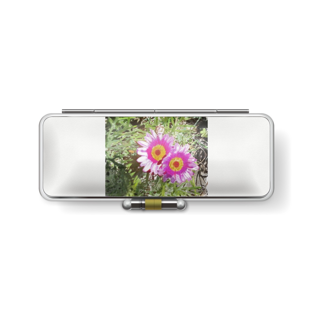 マーガレットとガーベラの印鑑ケース