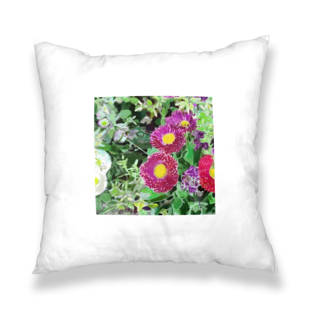 ダールベルグデージーとマーガレットのクッションカバー