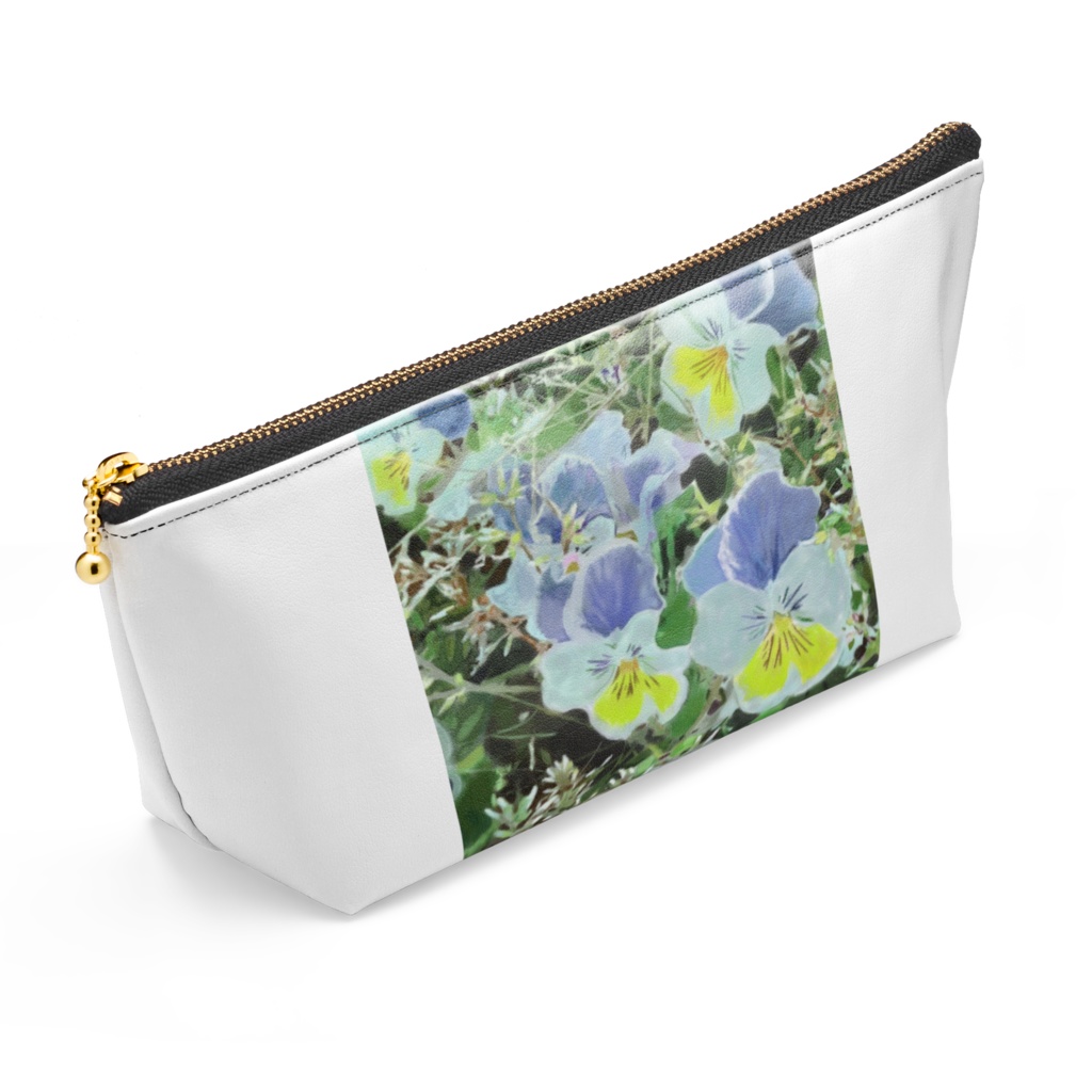 パンジーのポーチ