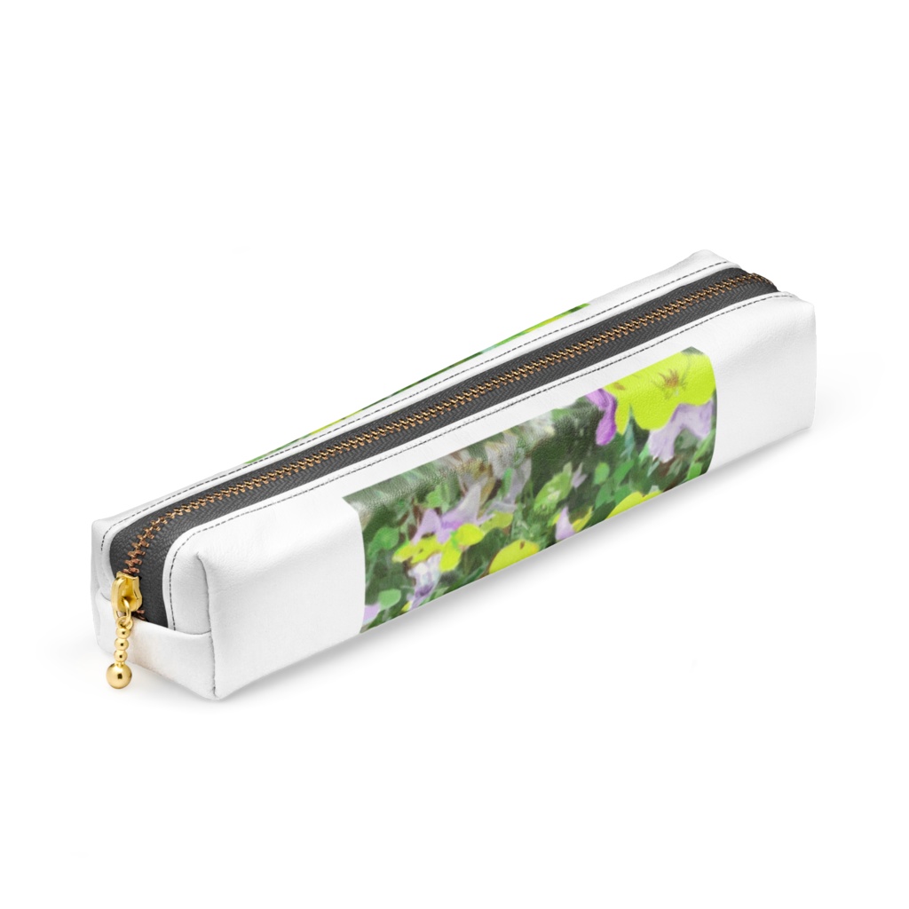 パンジー(紫と黄色)のペンケース