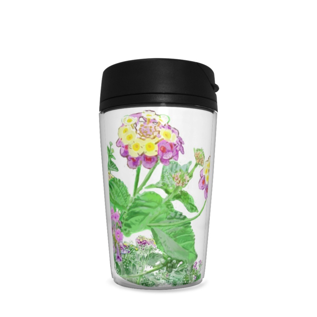 カラフルなアジサイのタンブラー