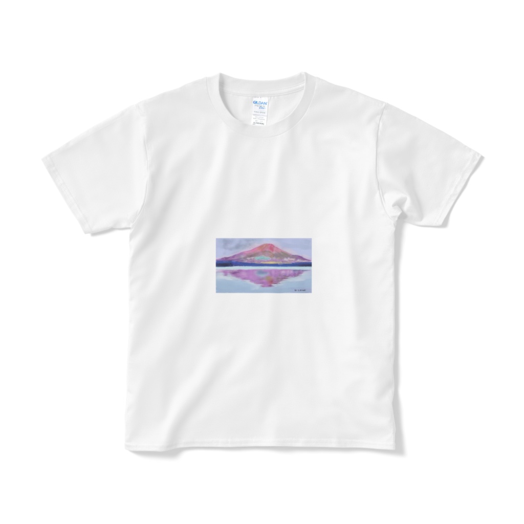 富士山のtシャツ―ホワイト