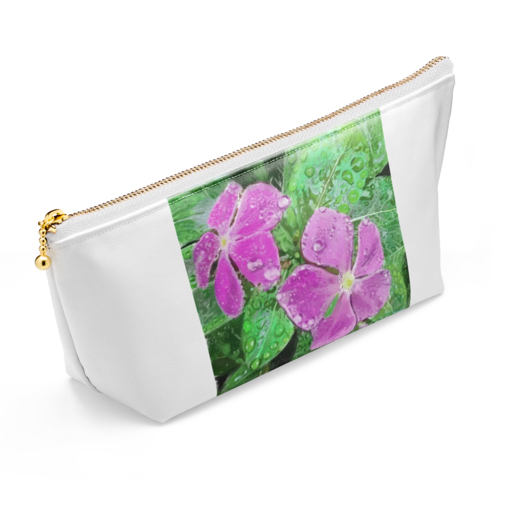 マリーゴールドとニチニチソウのポーチ