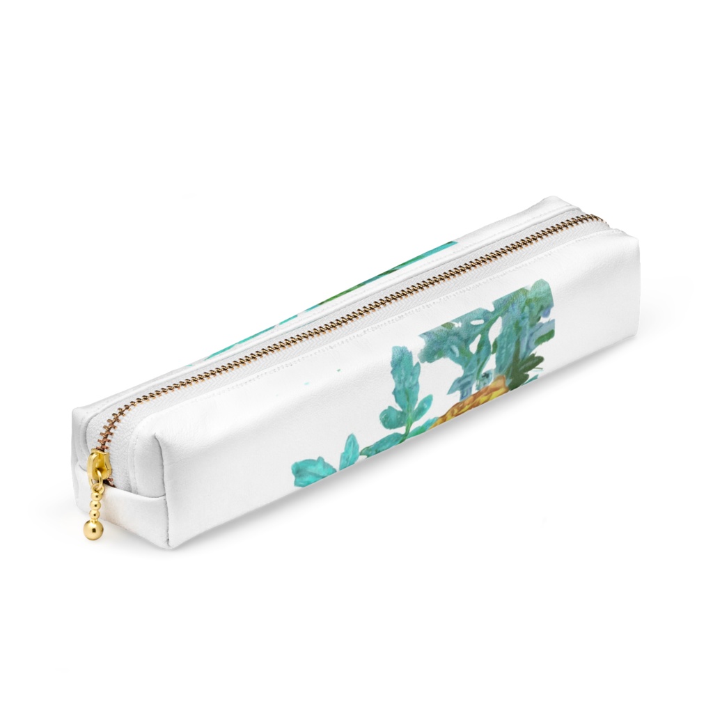 雨に濡れたマリーゴールド(千寿菊)のペンケース