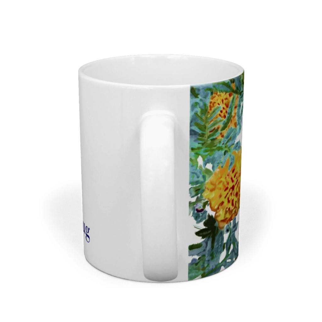 マリーゴールドのマグカップ