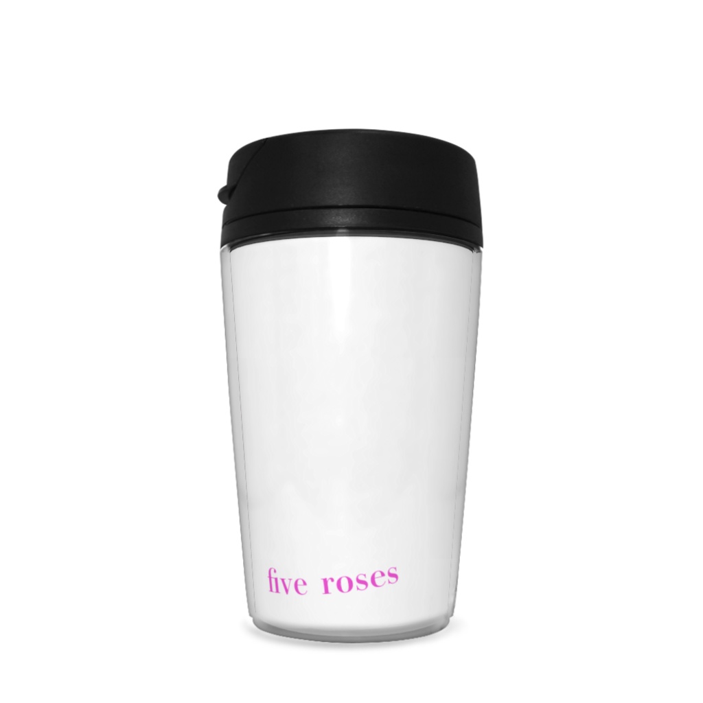 5本のバラのタンブラー