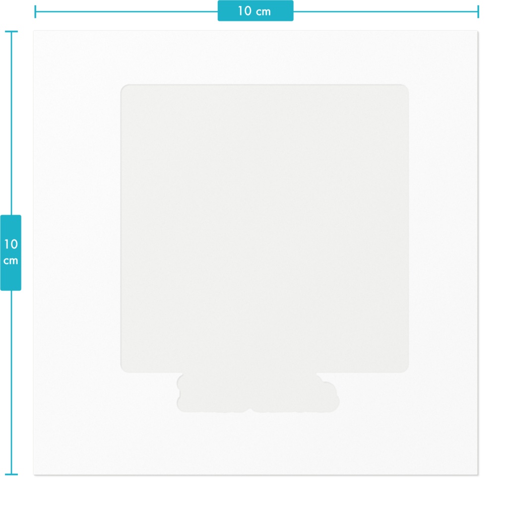 青いサルビアのステッカー