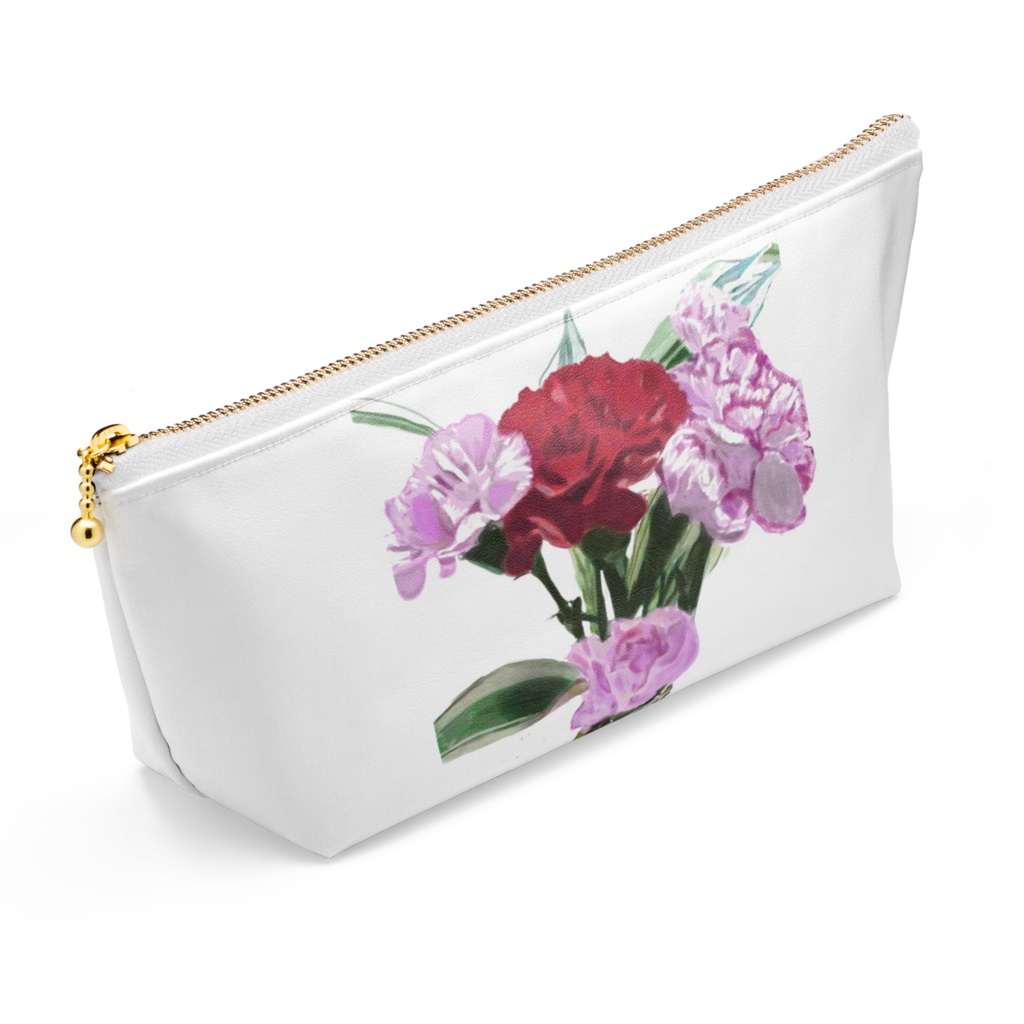 バラとサルビアのポーチ