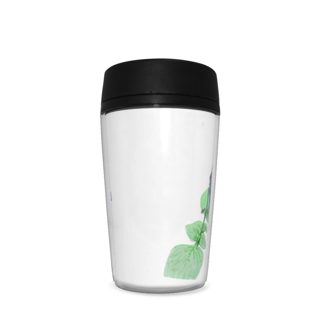 青いサルビアのタンブラー