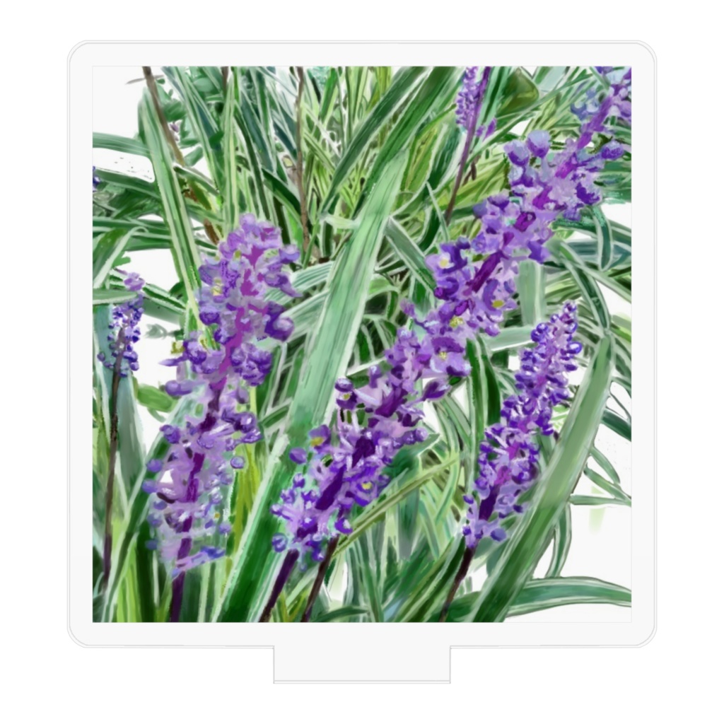 ヤブランのアクリルフィギュア