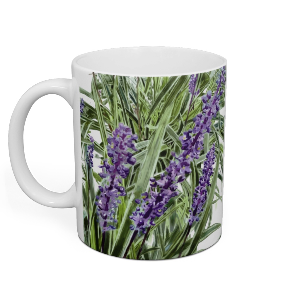 ヤブランのマグカップ