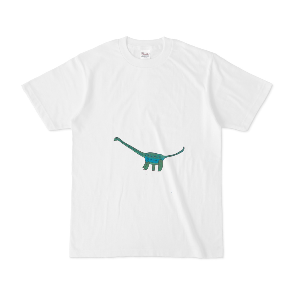 恐竜　マメンテサウルスのTシャツ