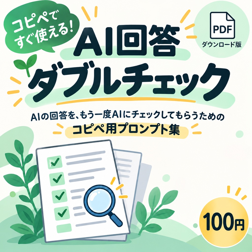 AI回答ダブルチェック
