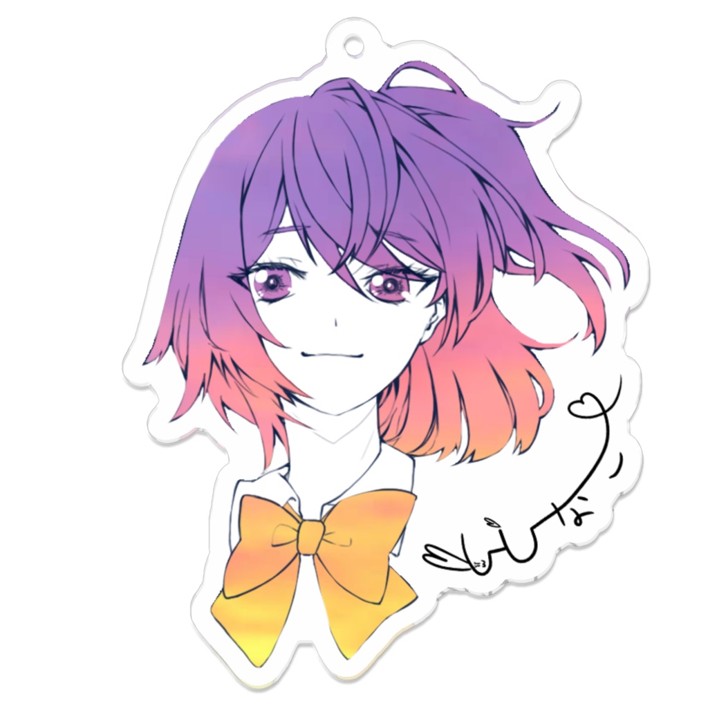 【EGOISTARS】東堂なこ:虹色アクリルキーホルダー