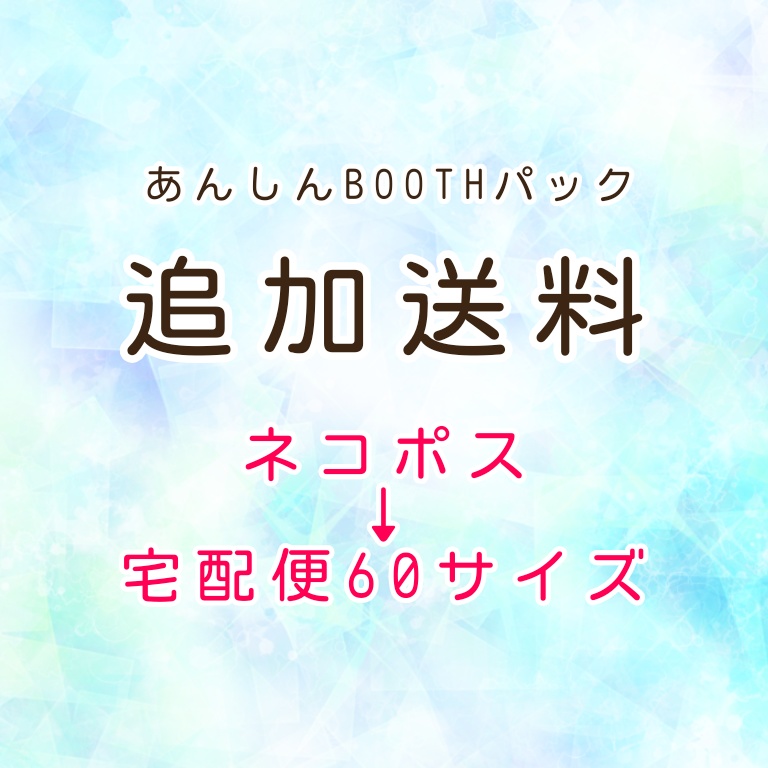追加送料(ネコポス→宅配便60サイズ)