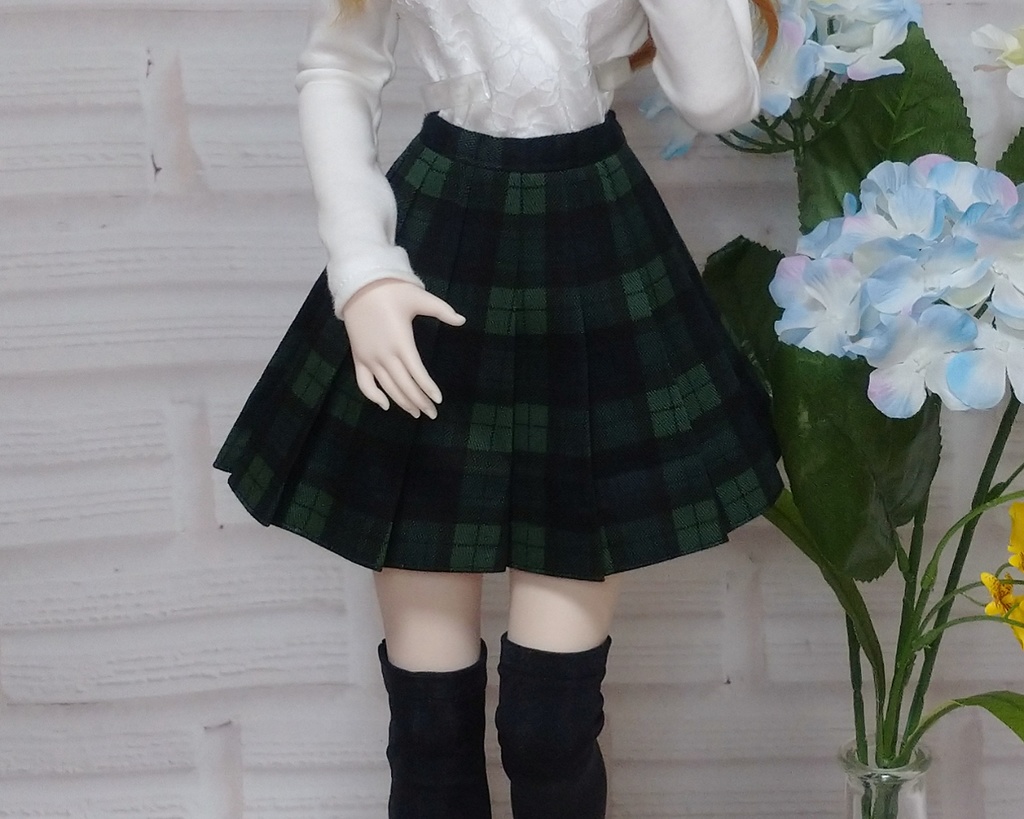 14本片側プリーツスカート(DD)