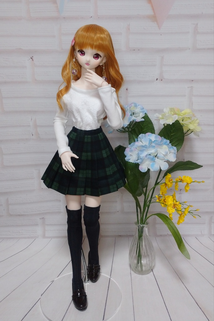 14本片側プリーツスカート(DD)