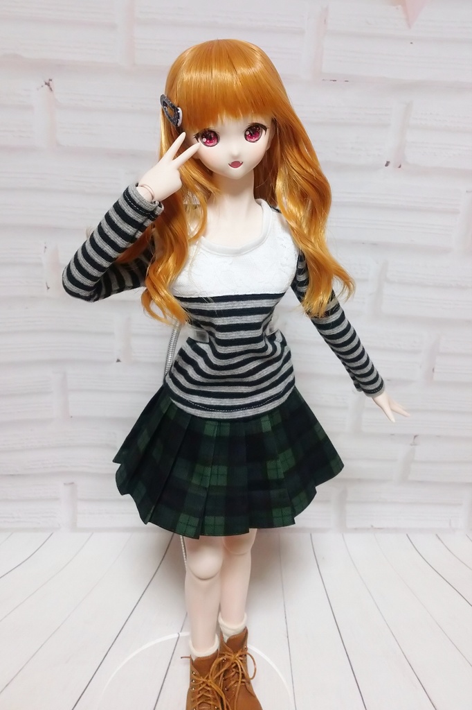 レース切り替えTシャツ(DD)