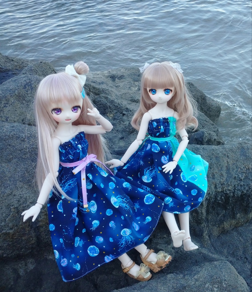 切り替えサマーワンピース(MDD)