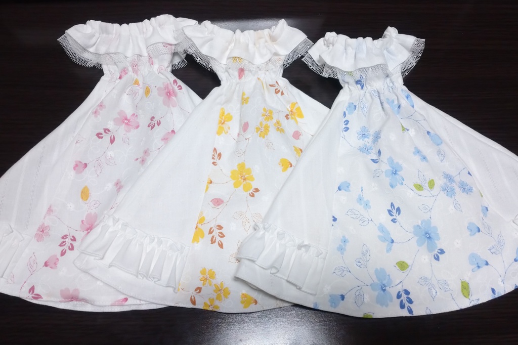 【受注生産】夏色オフショルワンピース(DD、DDS)