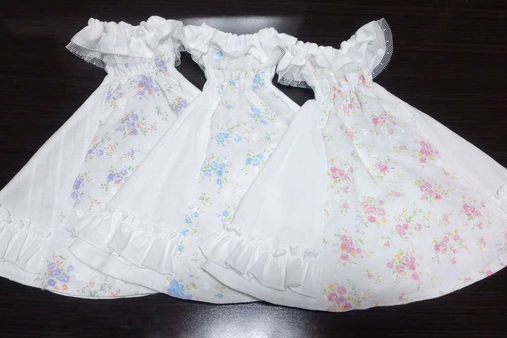 【受注生産】夏色オフショルワンピース(DD、DDS)