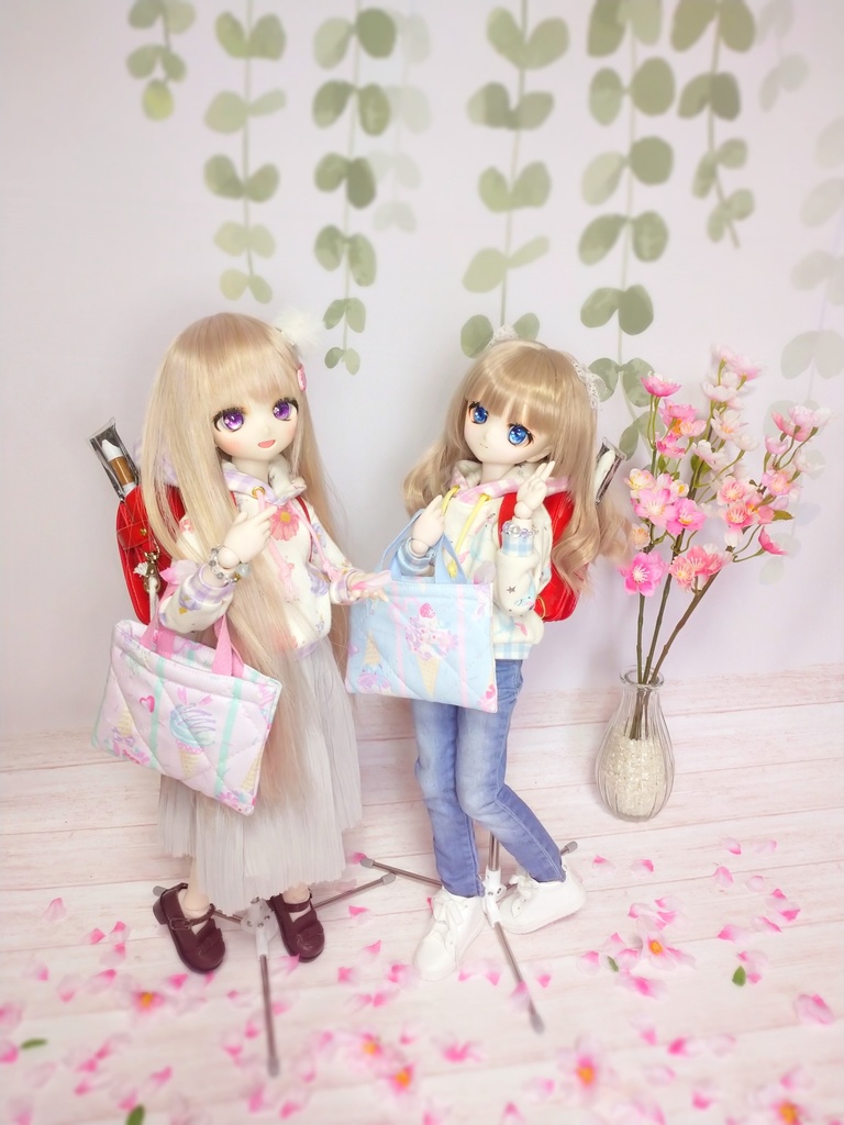 小学生のレッスンバッグ(3分の1サイズ)