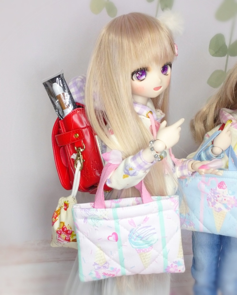 小学生の給食袋(3分の1サイズ)