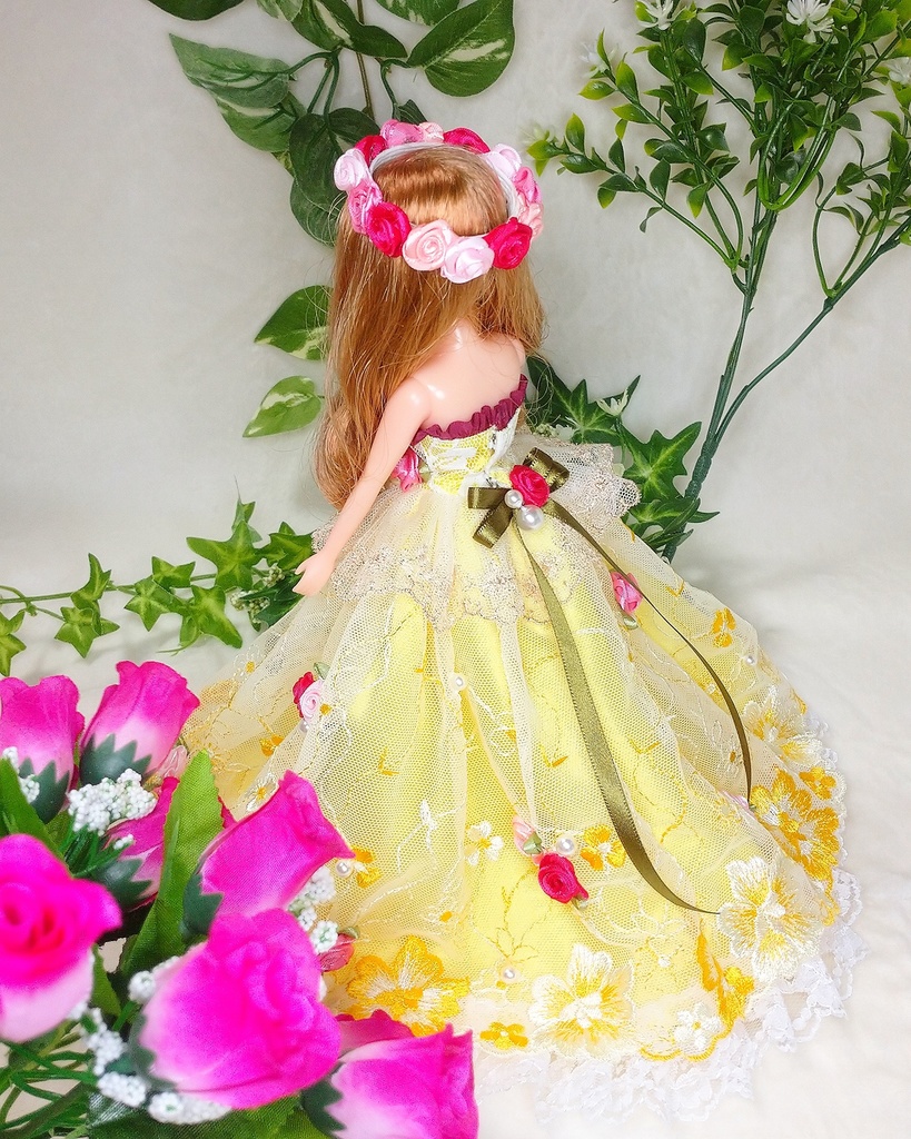童話ドレス(1/6サイズ)【ネコポス同梱不可】