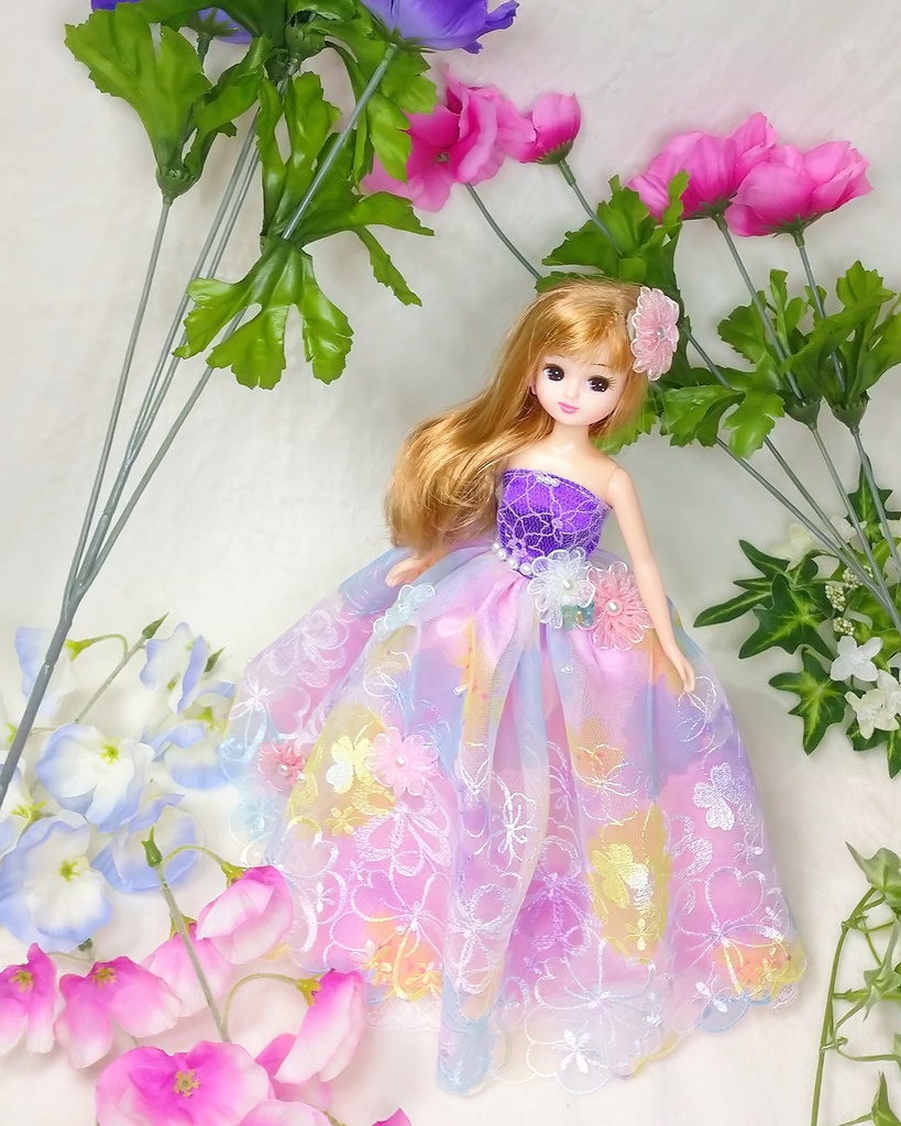 童話ドレス(1/6サイズ)【ネコポス同梱不可】