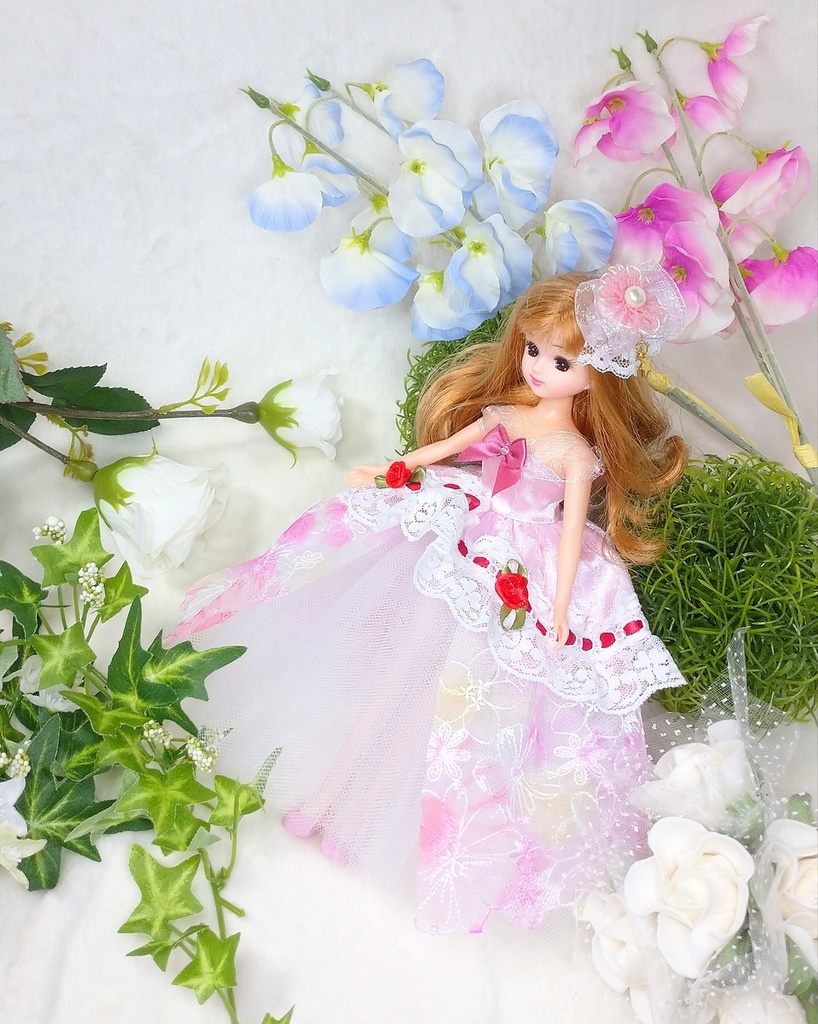 童話ドレス(1/6サイズ)【ネコポス同梱不可】
