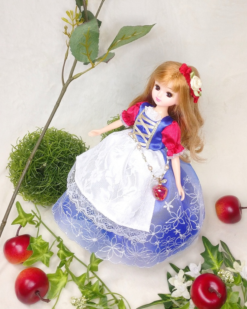 童話ドレス(1/6サイズ)【ネコポス同梱不可】