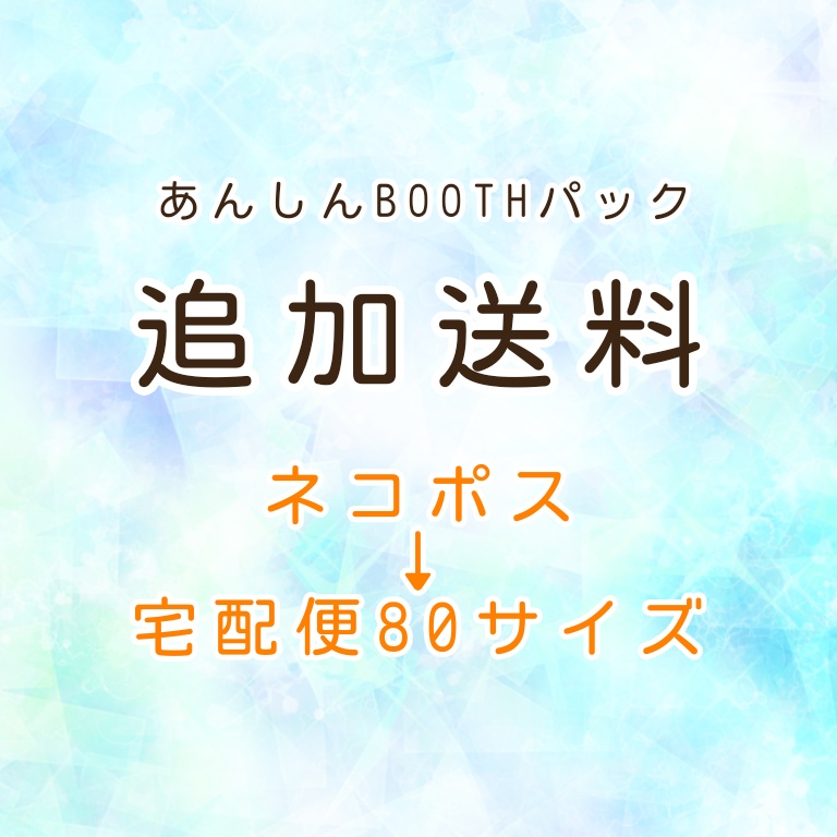 追加送料(ネコポス→宅配便80サイズ)