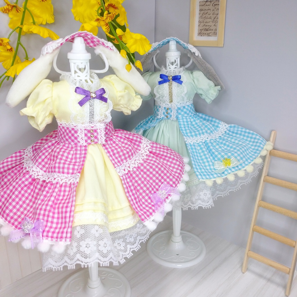 春のドレス(1/6サイズ)【ネコポス同梱不可】